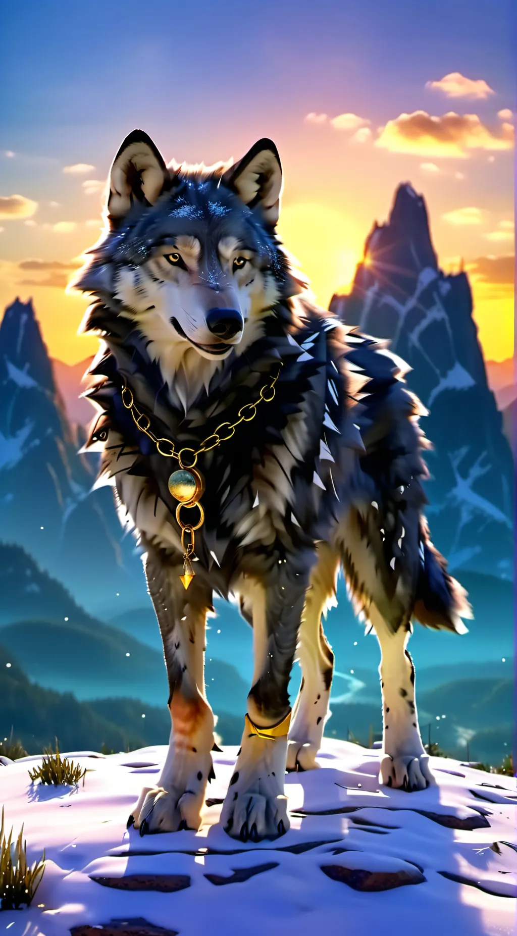 ai character: Fenrir background