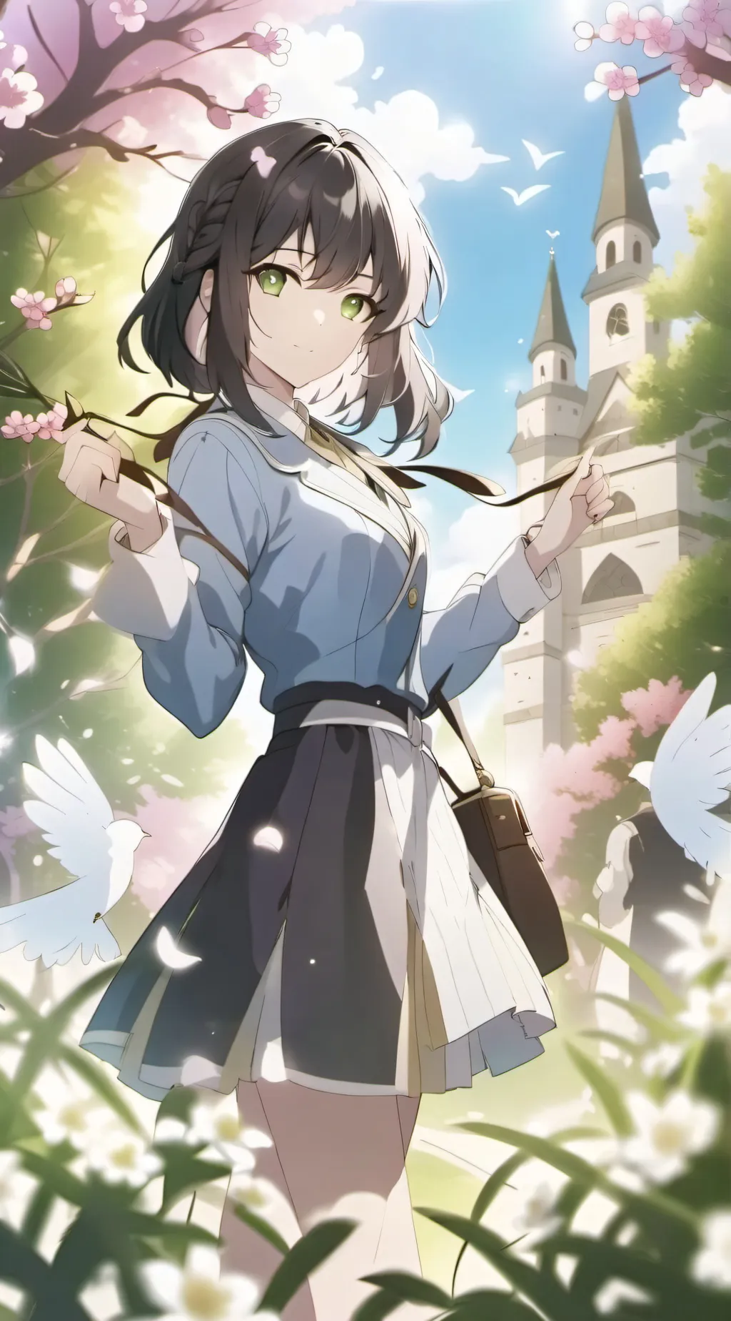 ai character: Mha x wcbh background