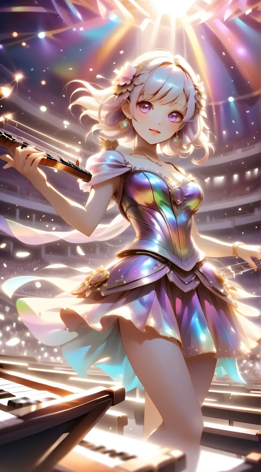 ai character: Tadc concert background