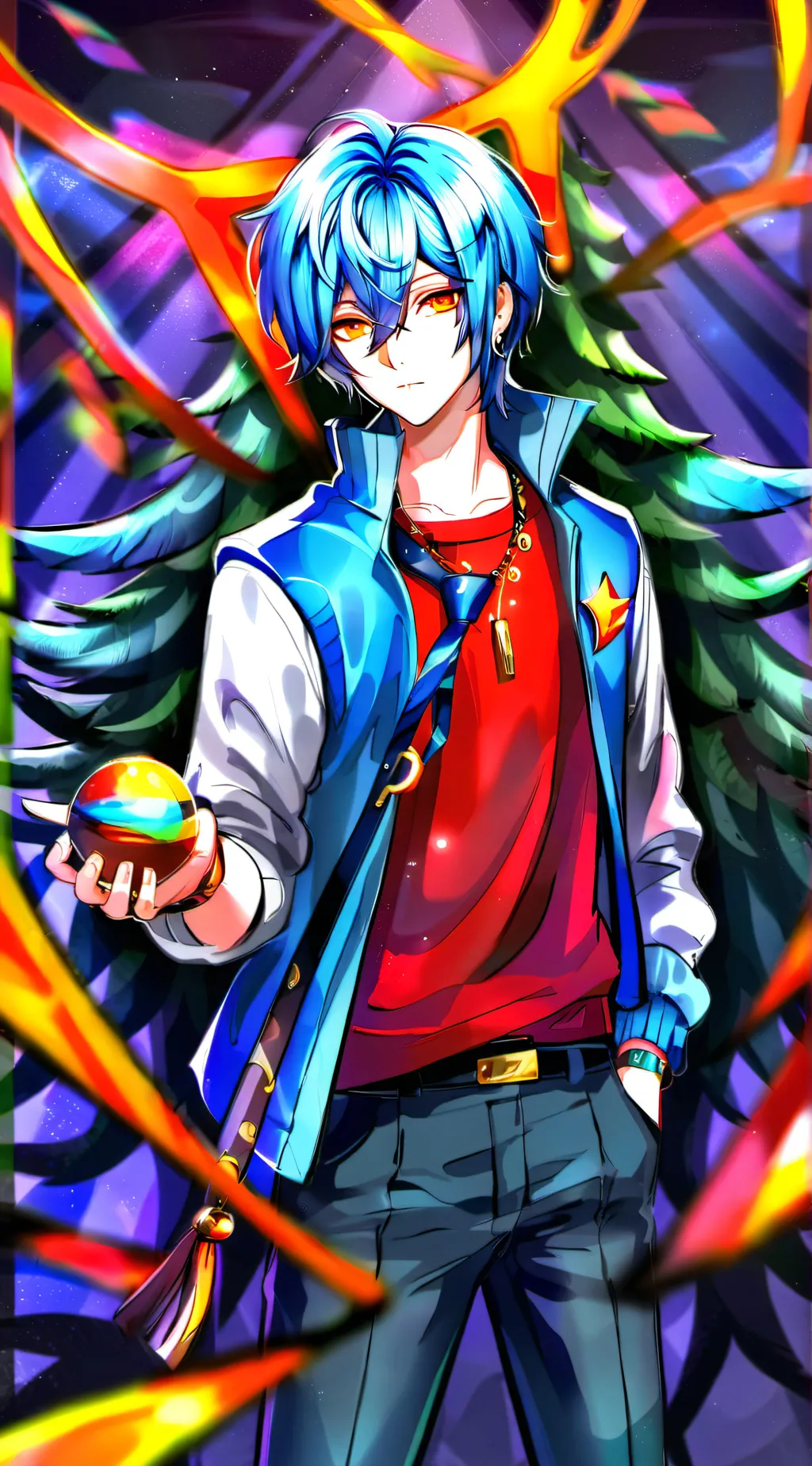 ai character: shinro background