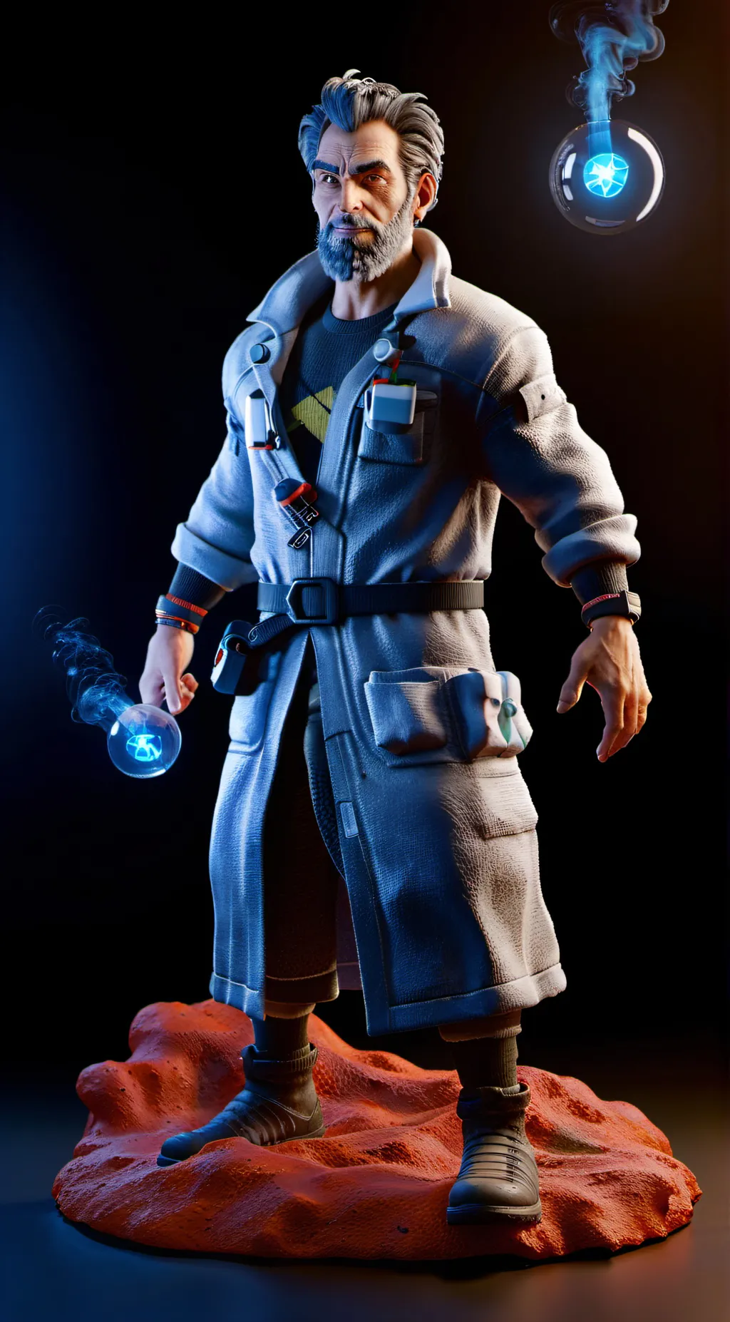 ai character: Mystery Doug background