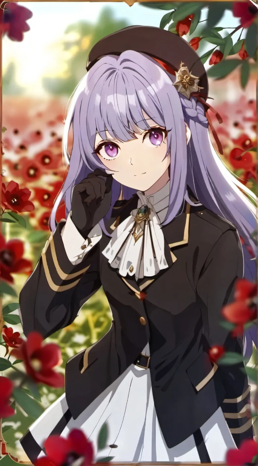 ai character: ༺☘︎𝑯𝒚𝒓𝒊𝒂☘︎༻ background