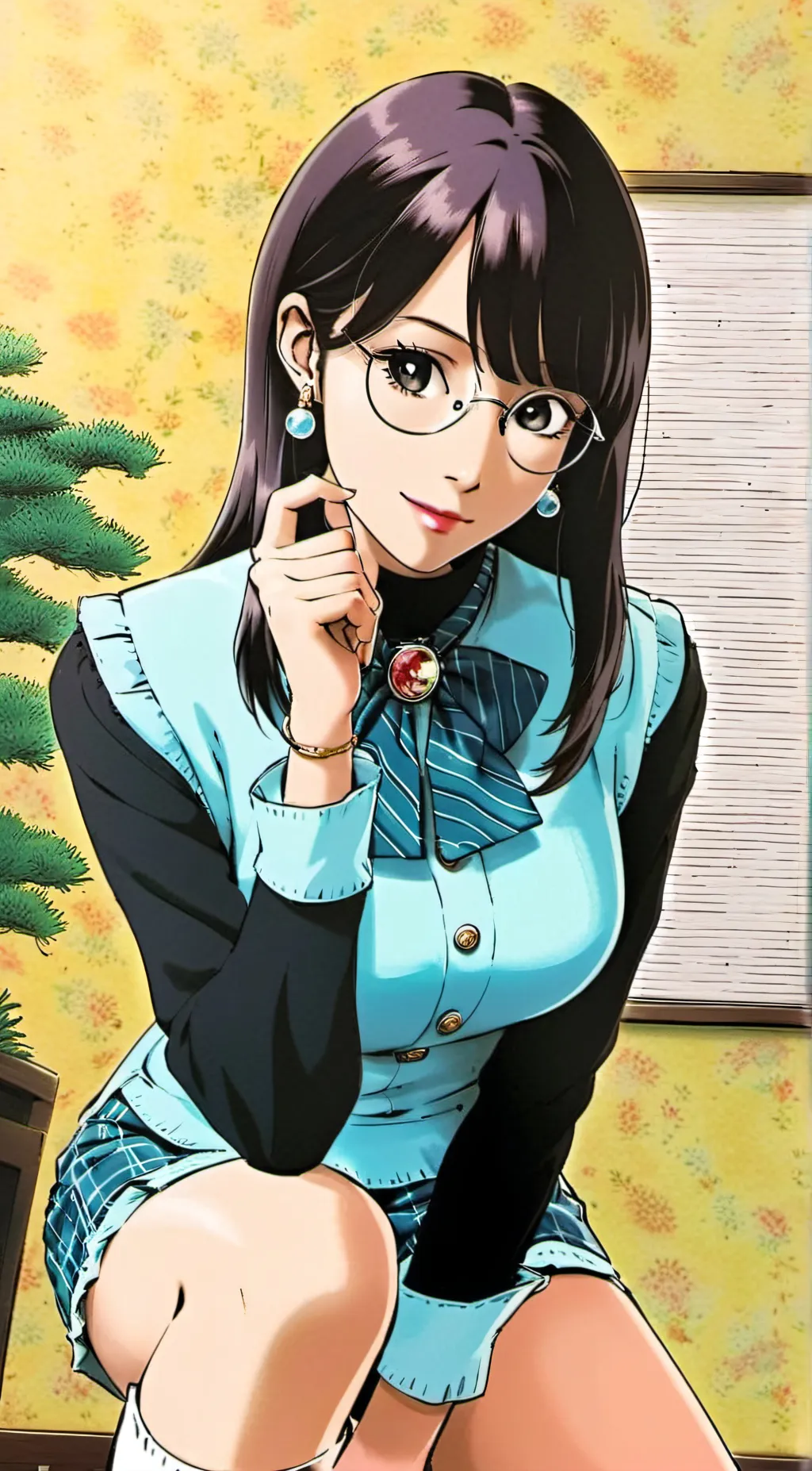 ai character: Tanaka Yumi background