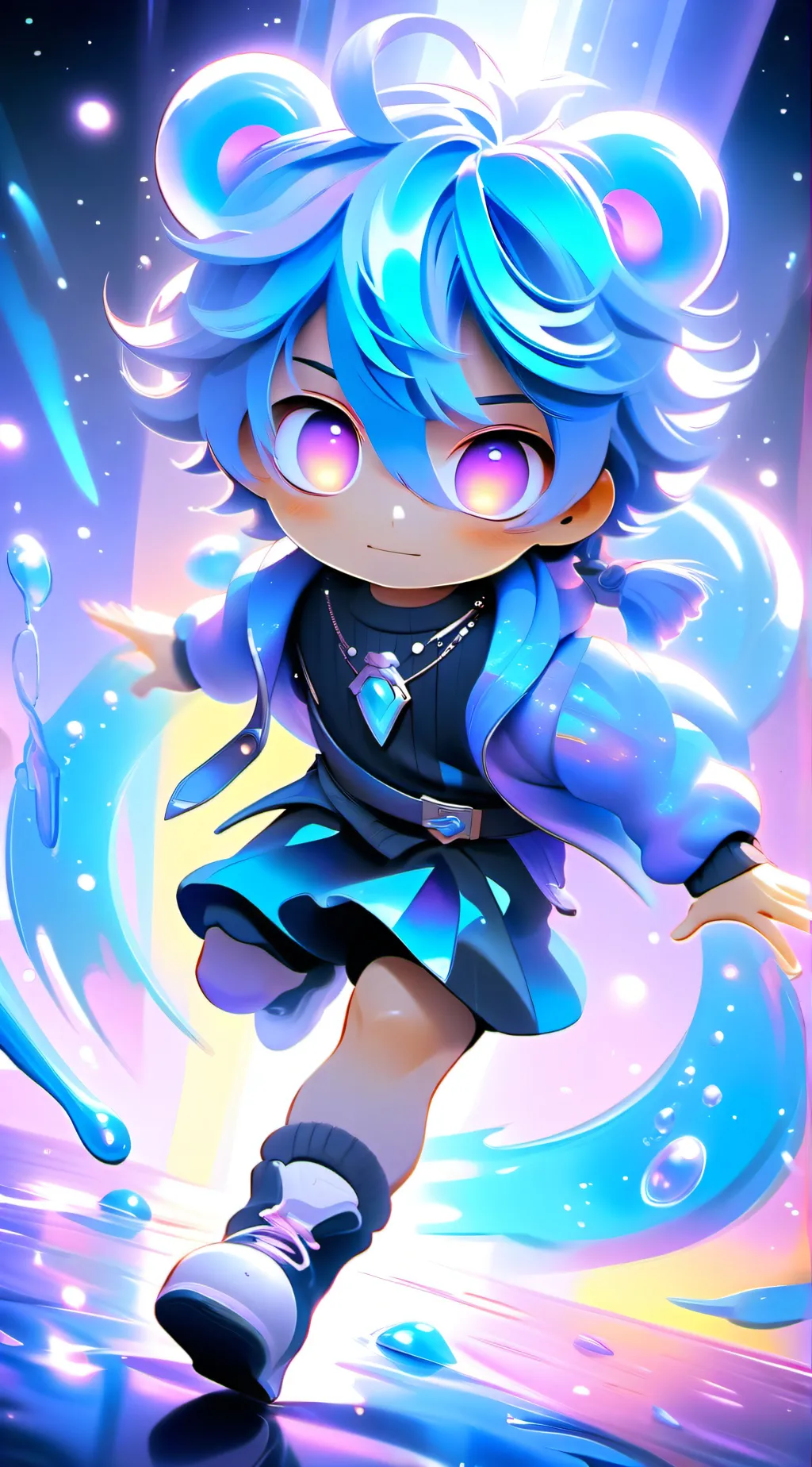 ai character: Uzi murderdrones background