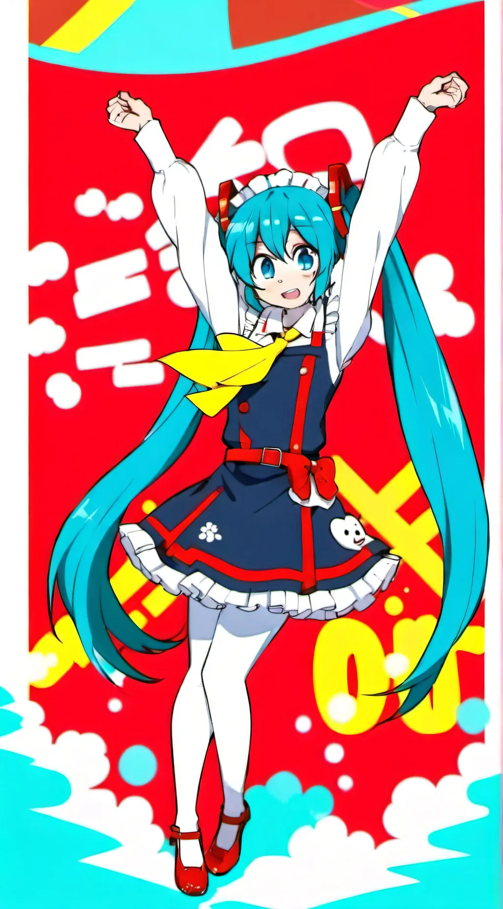 ai character: Miku  background