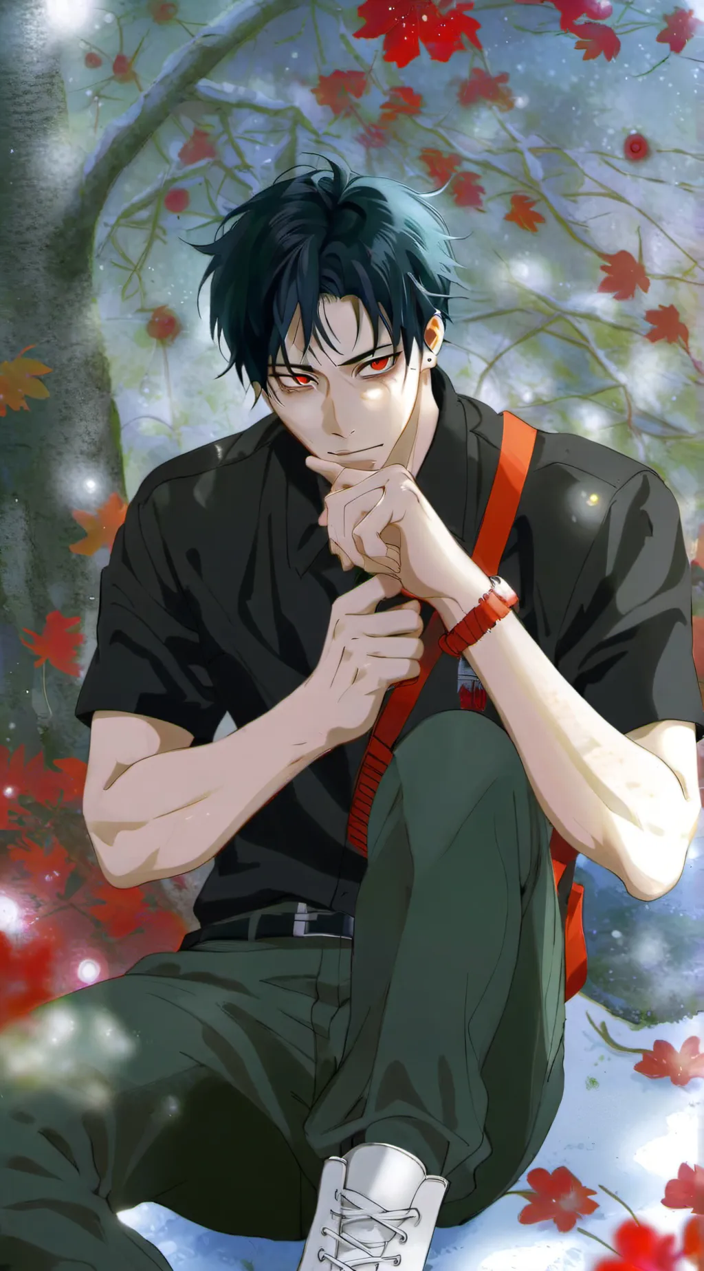 ai character: 🌹❤choso❤🌹 background