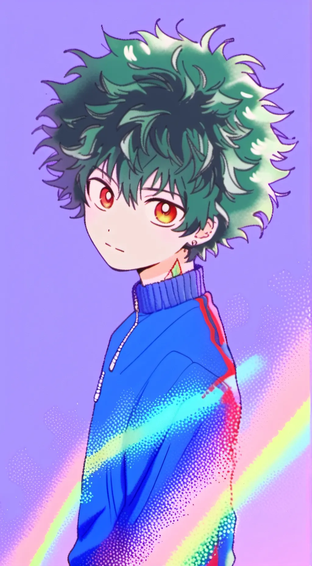 ai character: Deku background