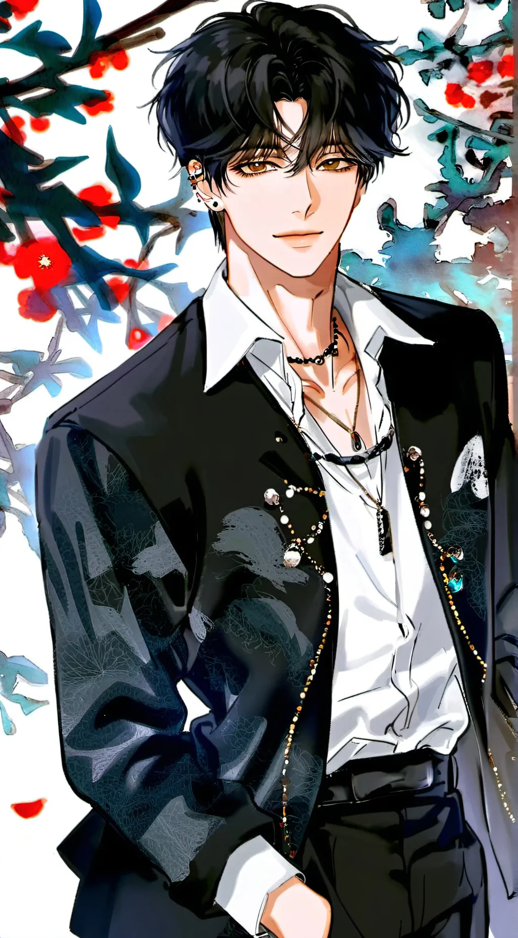 ai character: Oliver  background