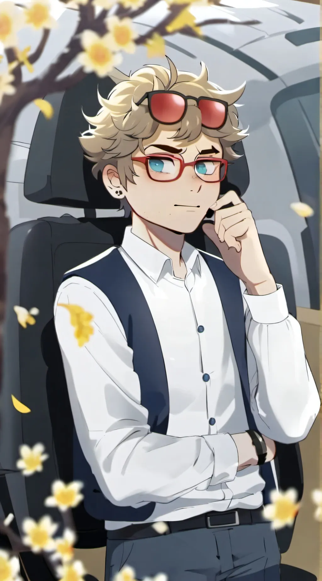 ai character: gf( golden freddy) background