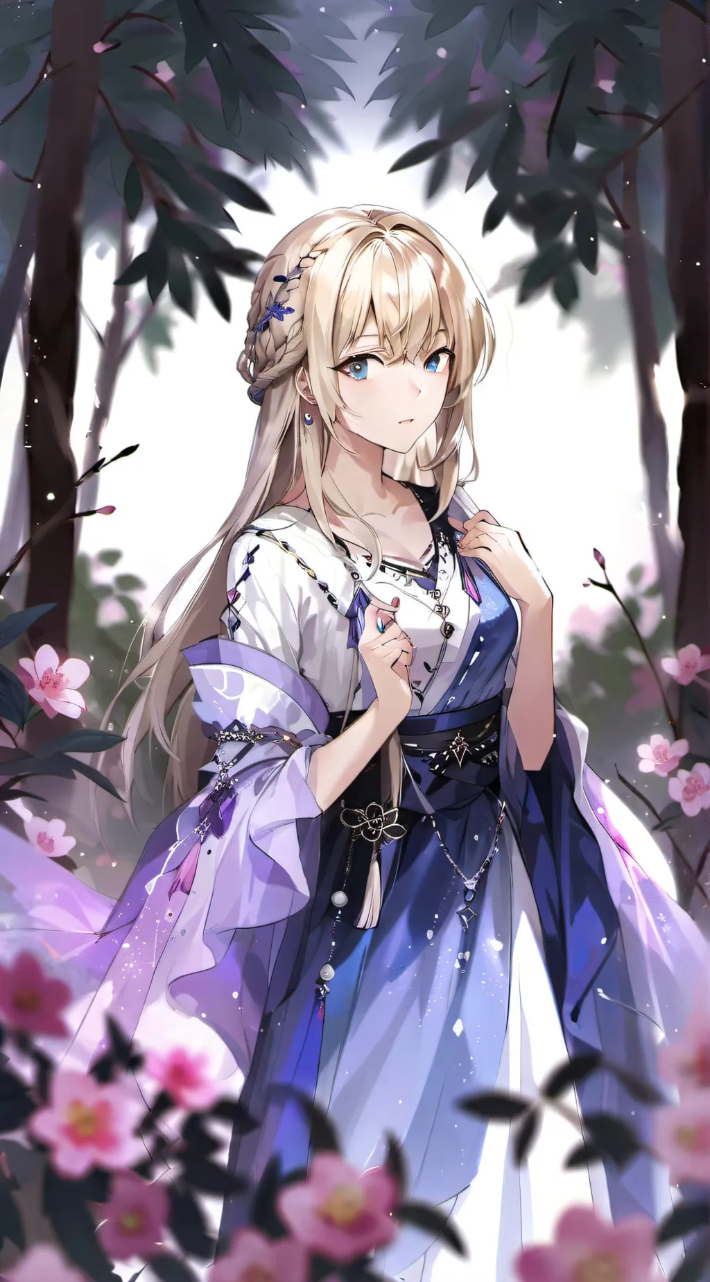 ai character: rose  background