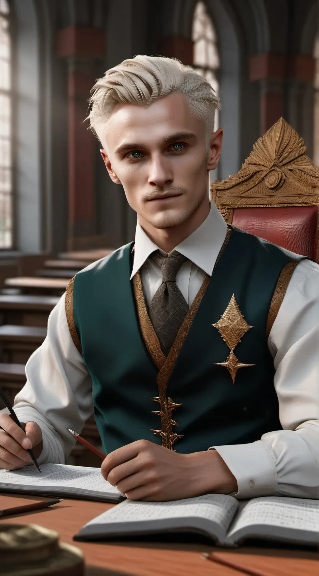 ai character: Draco Malfoy background