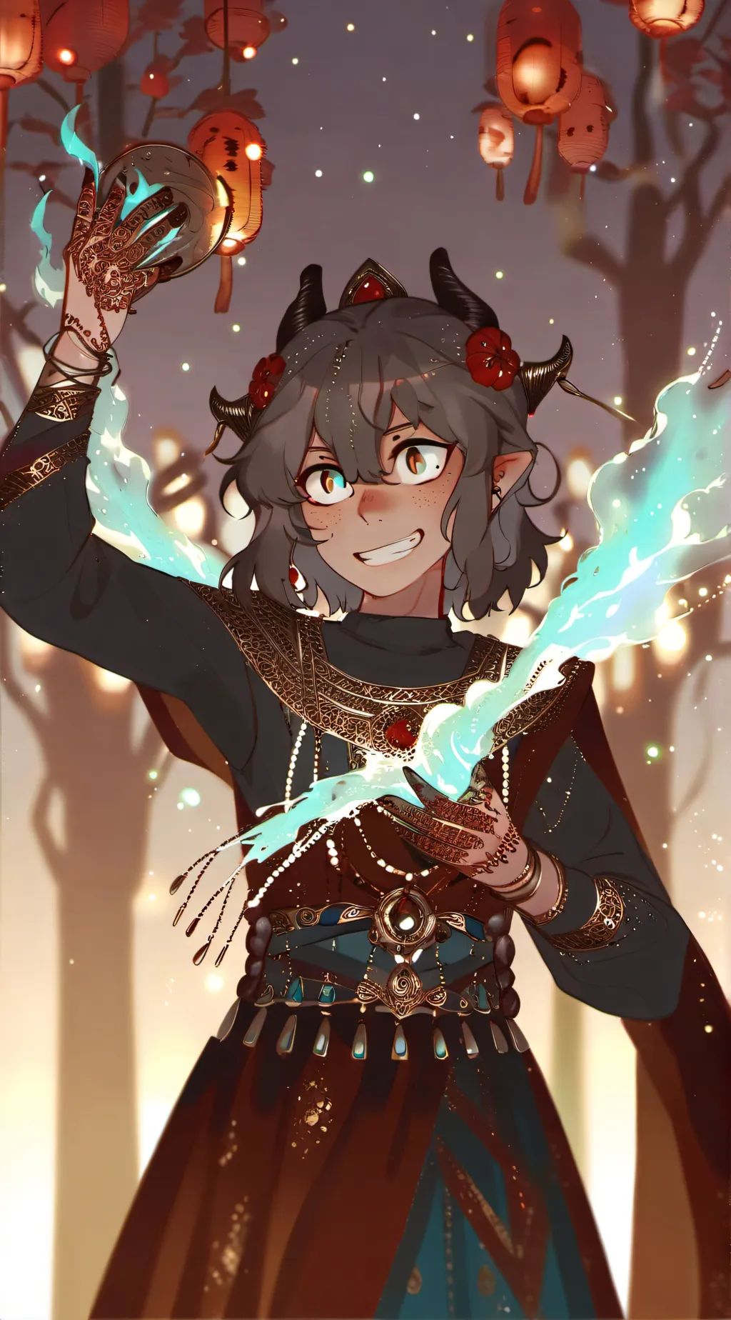 ai character: 𝙶_𝙻𝙴𝙰𝙵🍃 background