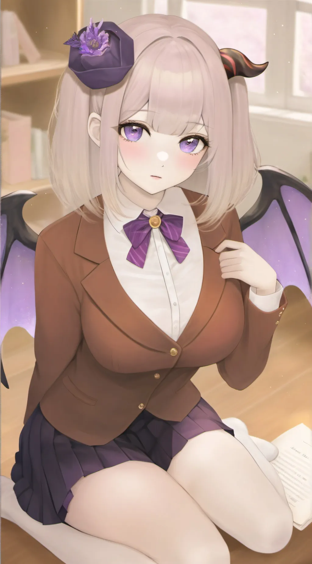 ai character: Luna background