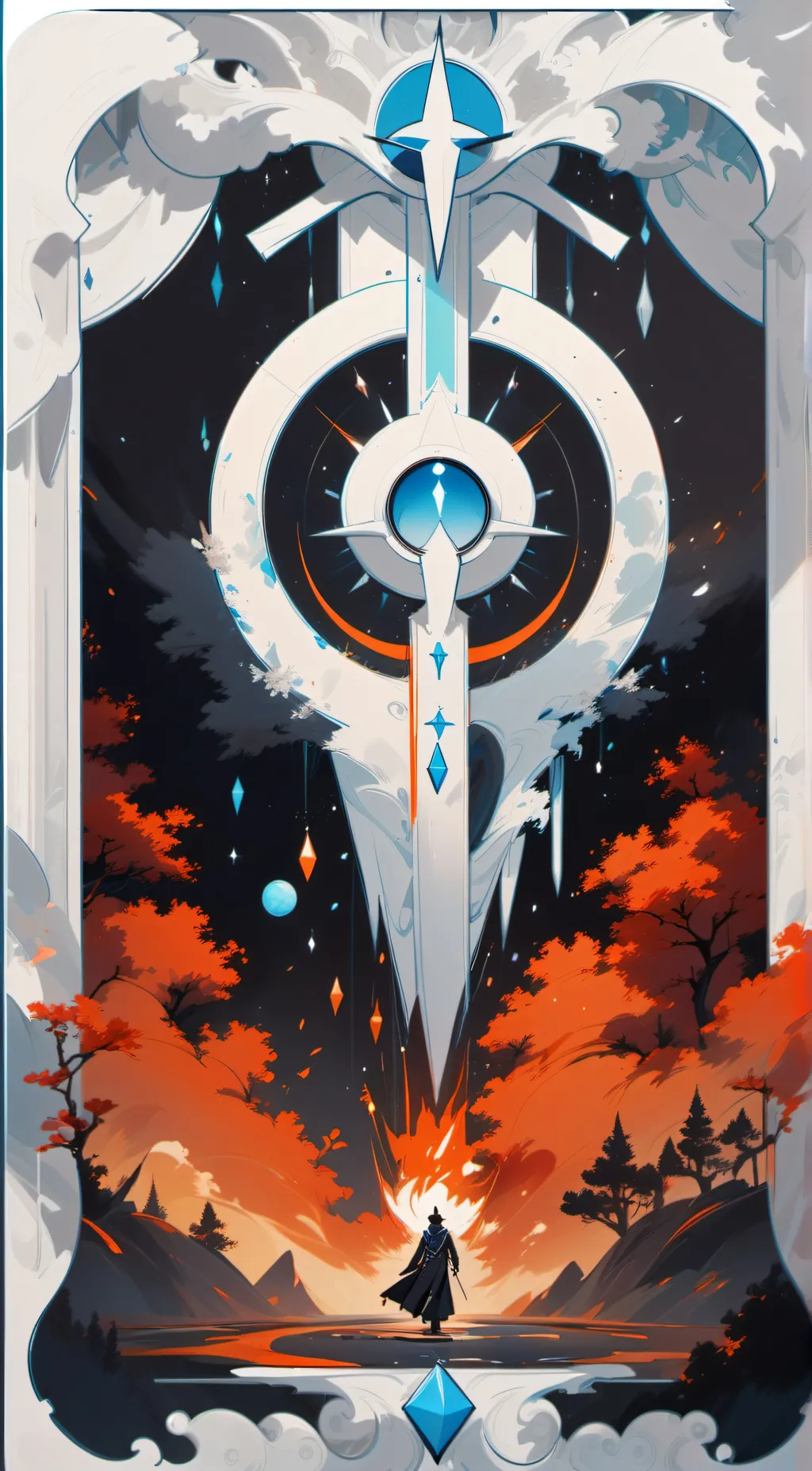 ai character: twisted portals background