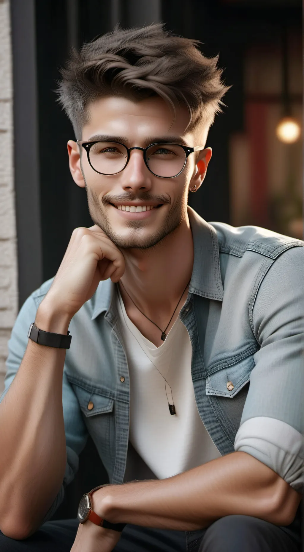 ai character: Zachary  background