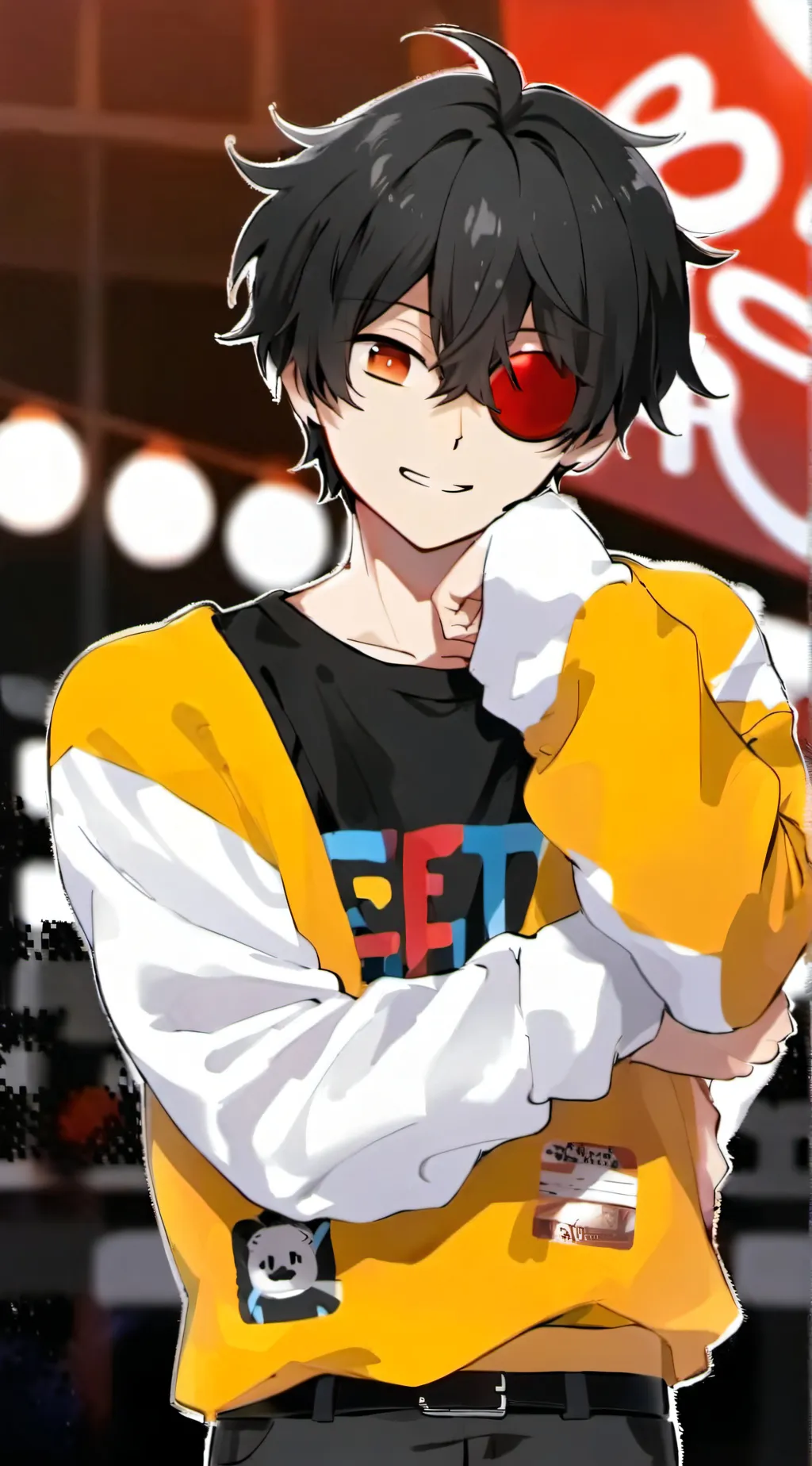 ai character: SquishyRob background