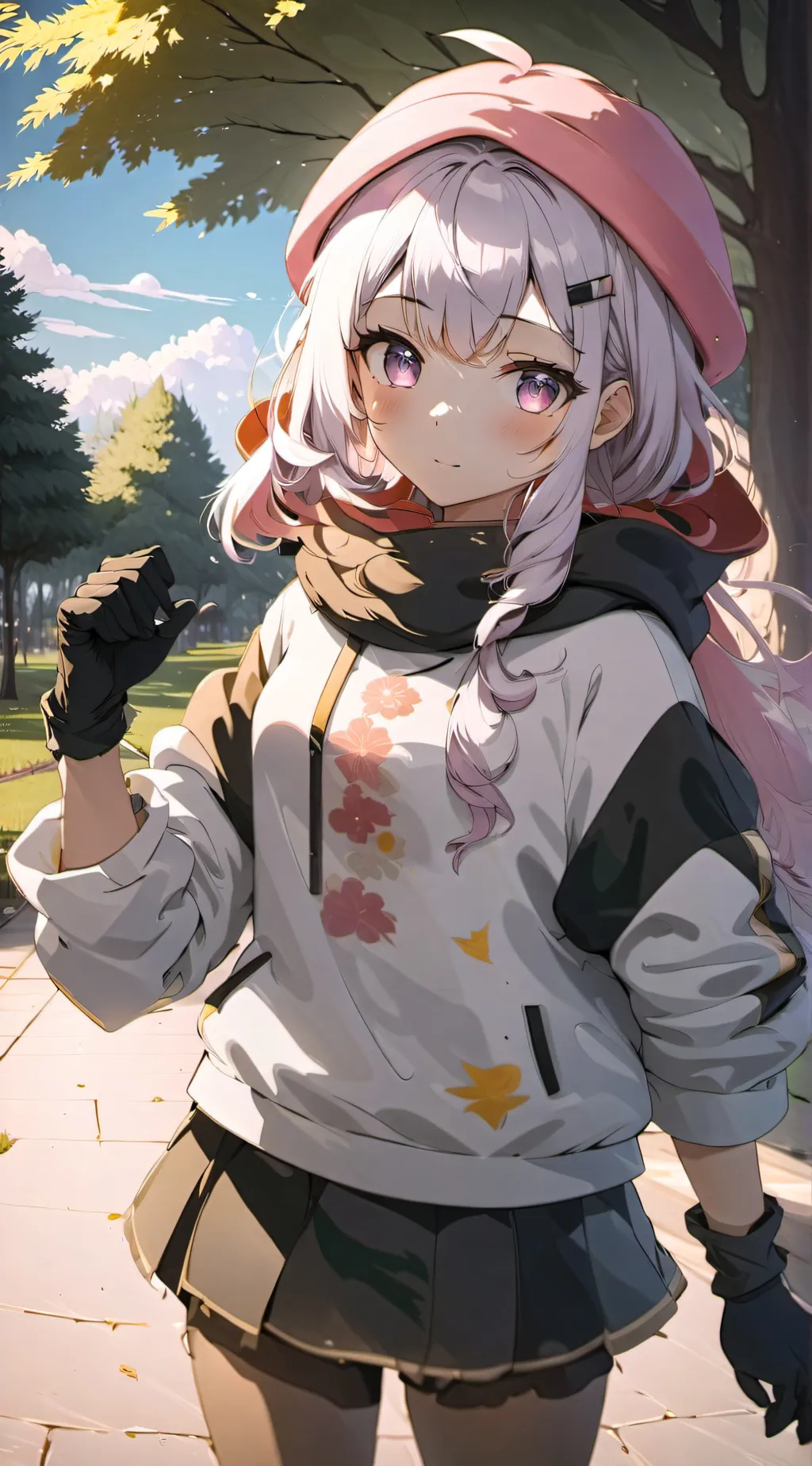 ai character: Ashley  background