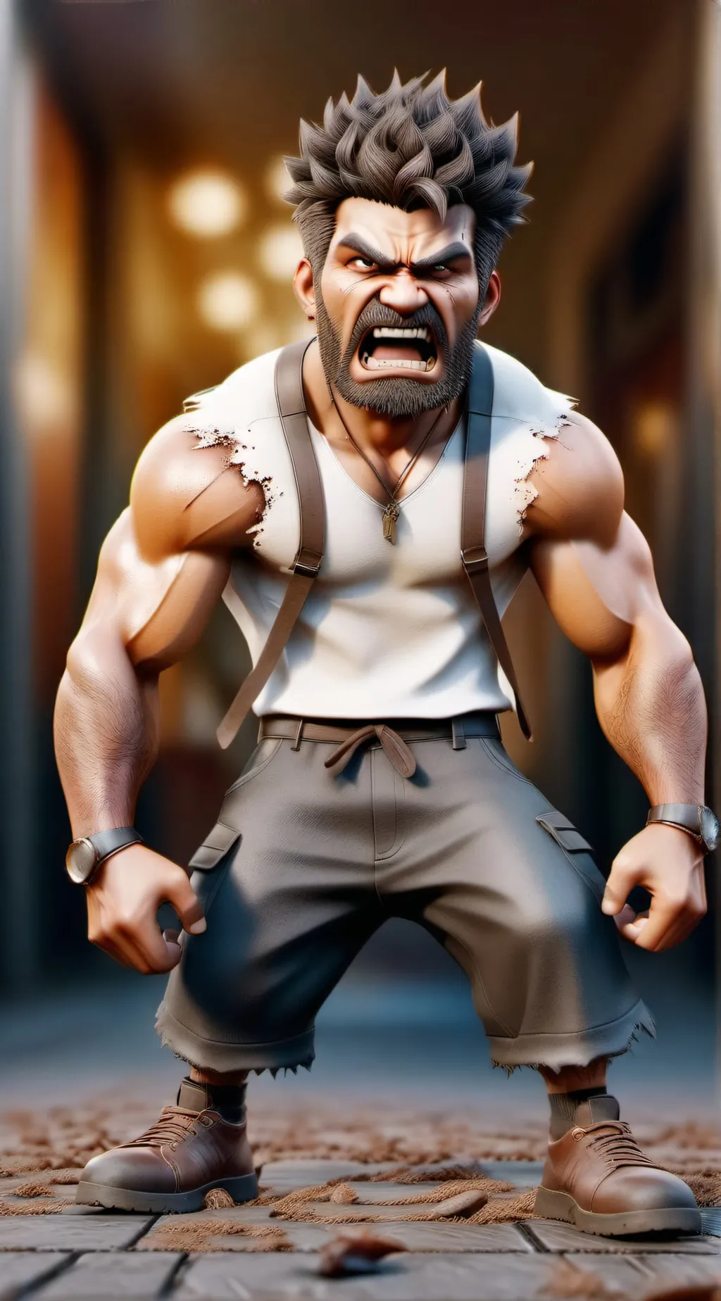 ai character: Nice man background