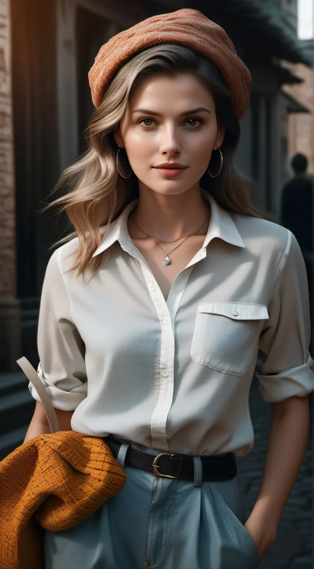 ai character: esperanza Perez  background