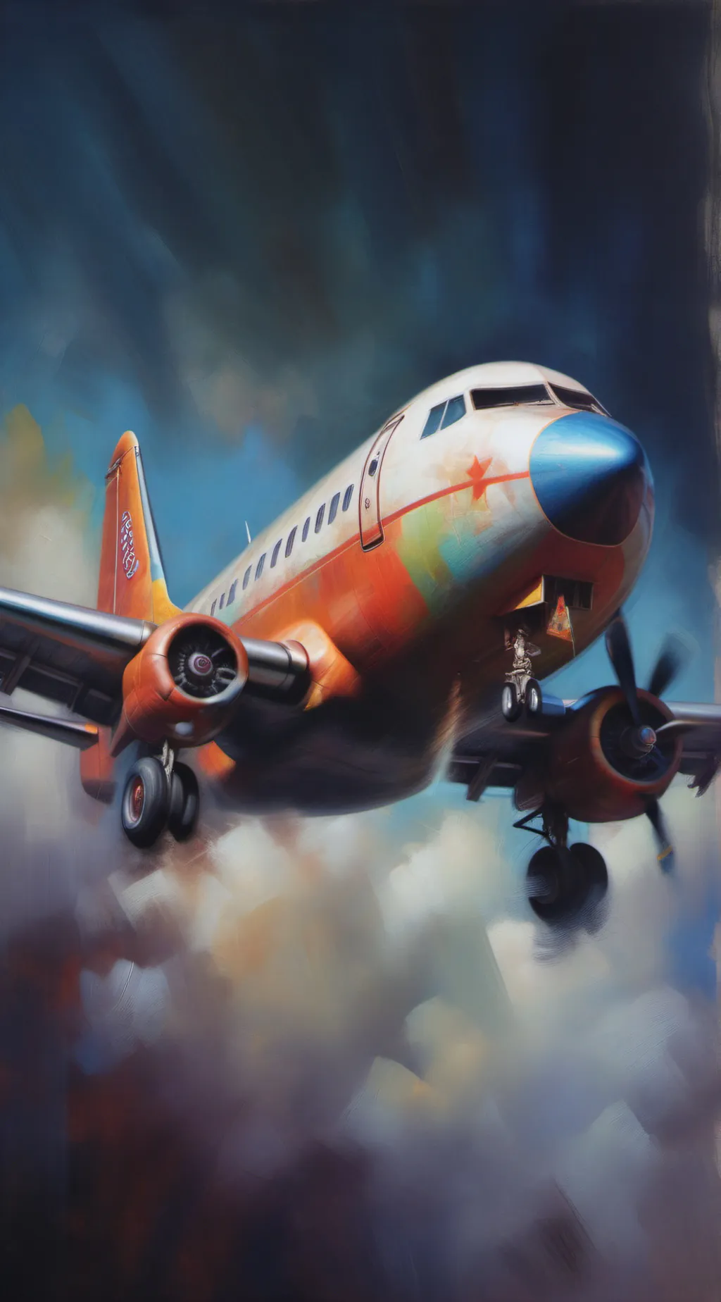 ai character: Goofy ahh b747 background