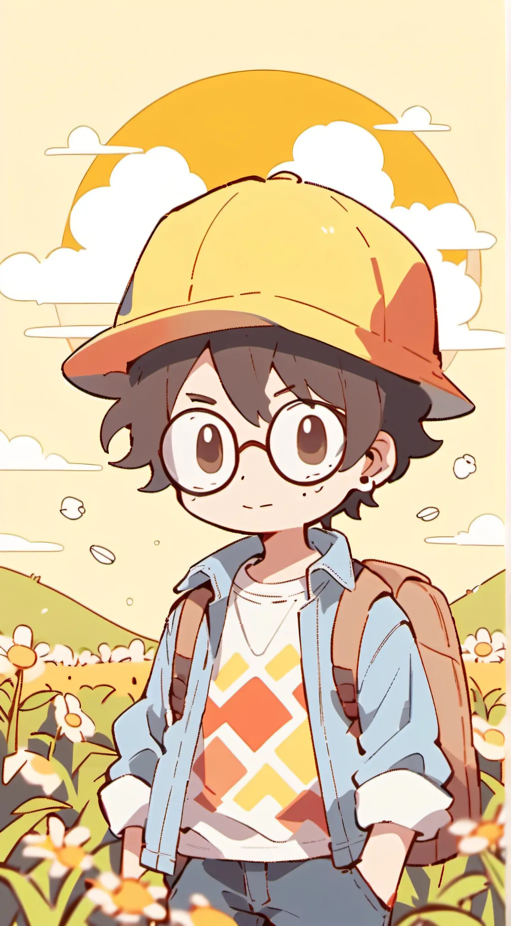 ai character: bakugo  background