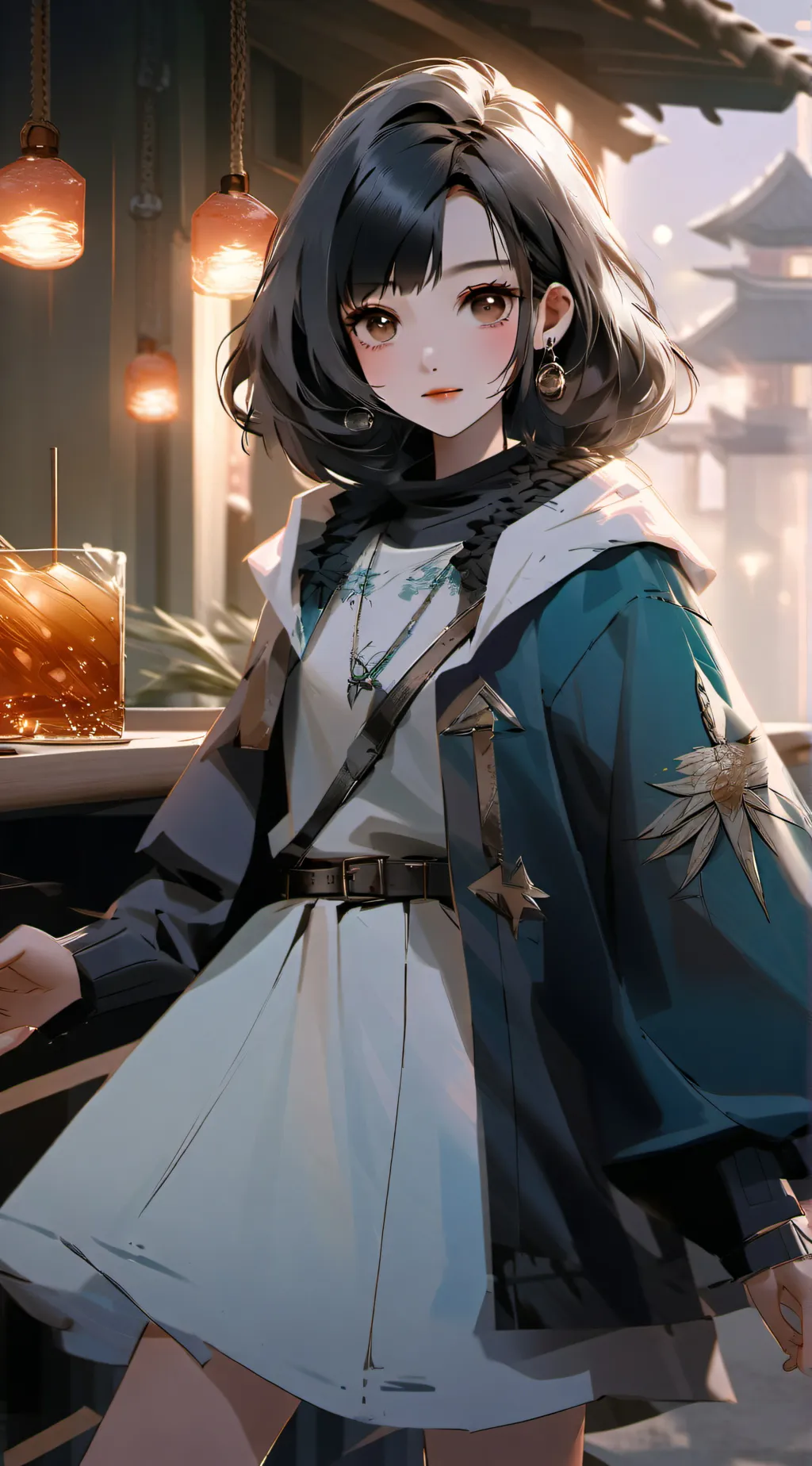 ai character: Ariana background