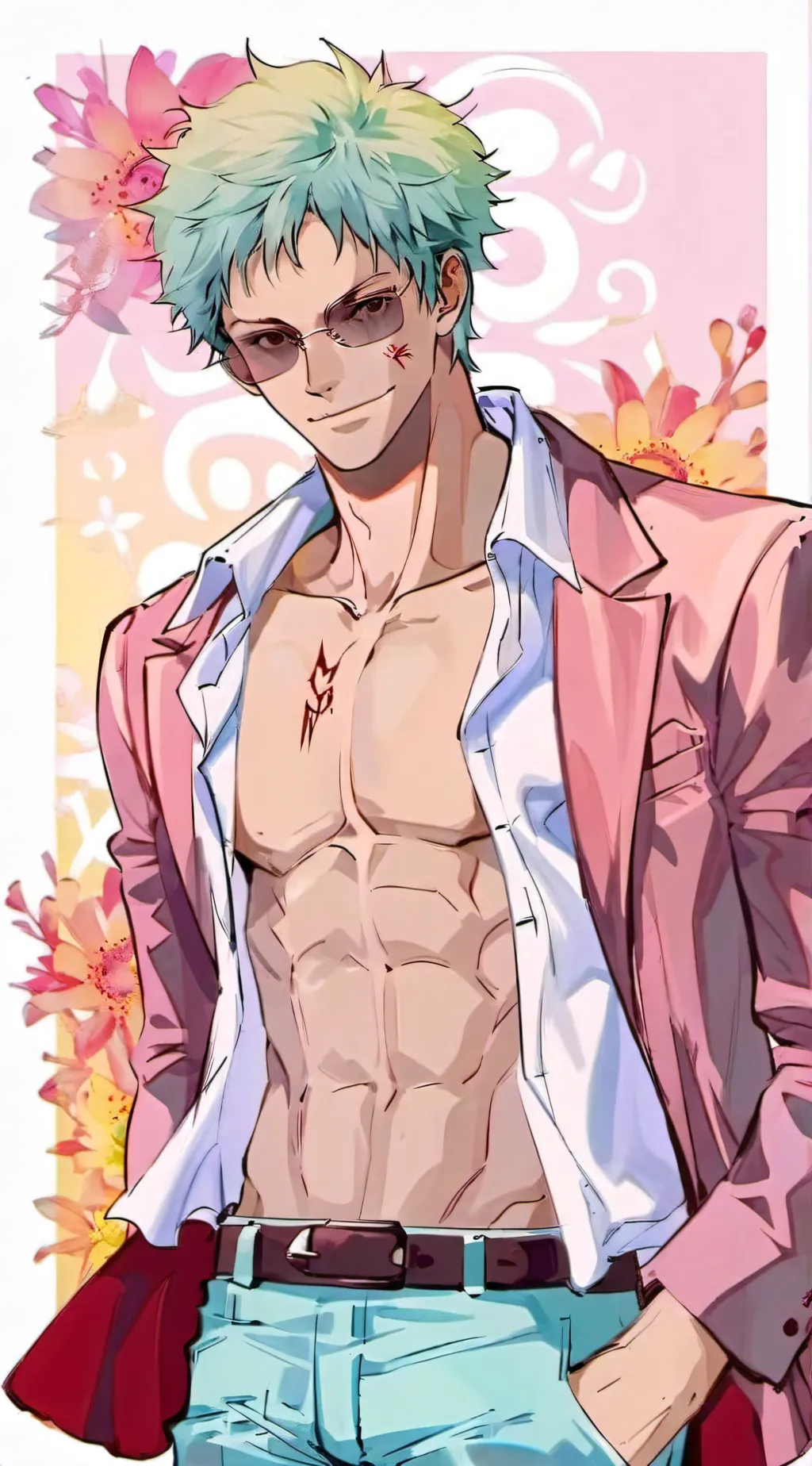 ai character: Doflamingo background