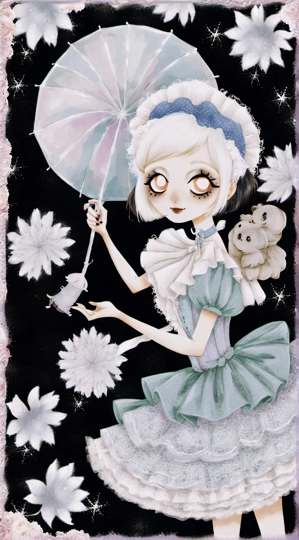 ai character: Dandys world background