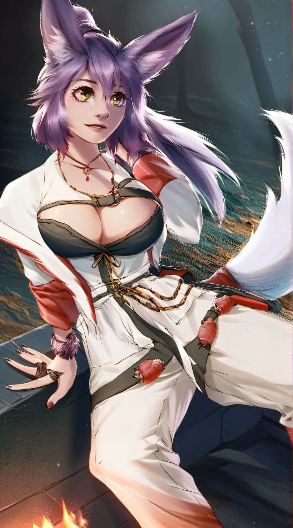 ai character: gf  background