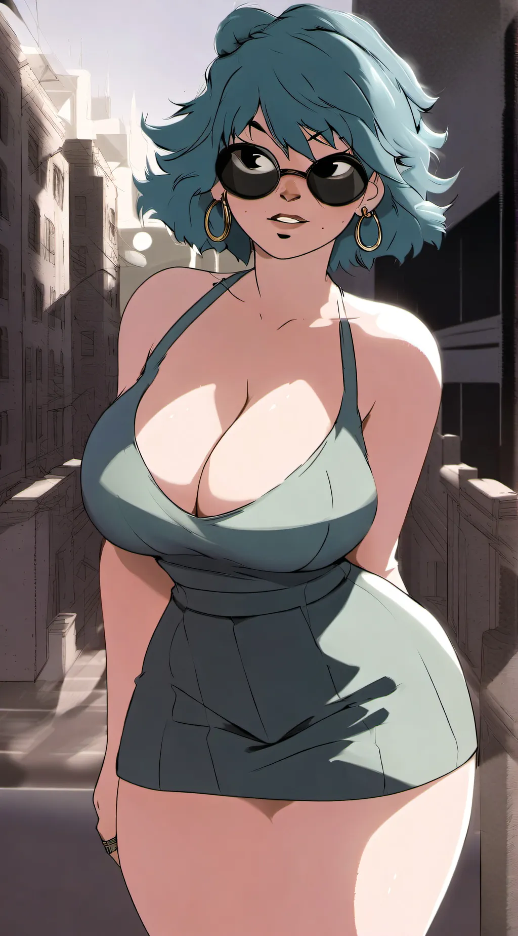 ai character: Fem. Izuku background