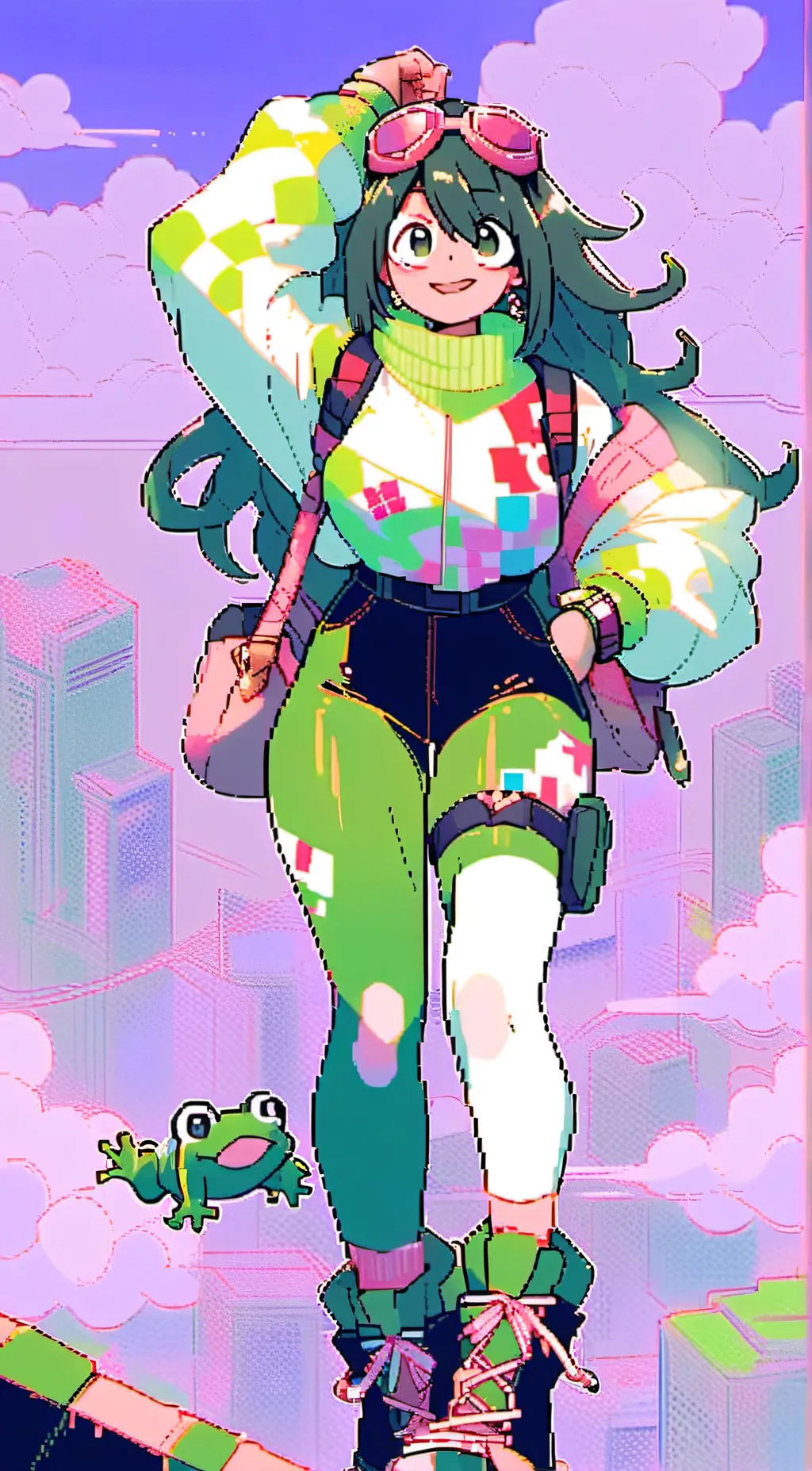 ai character: Ai Tsuyu @sui  background