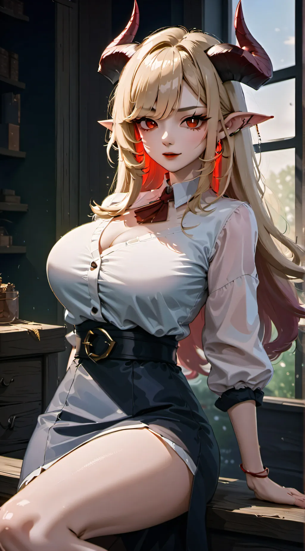 ai character: Monica background