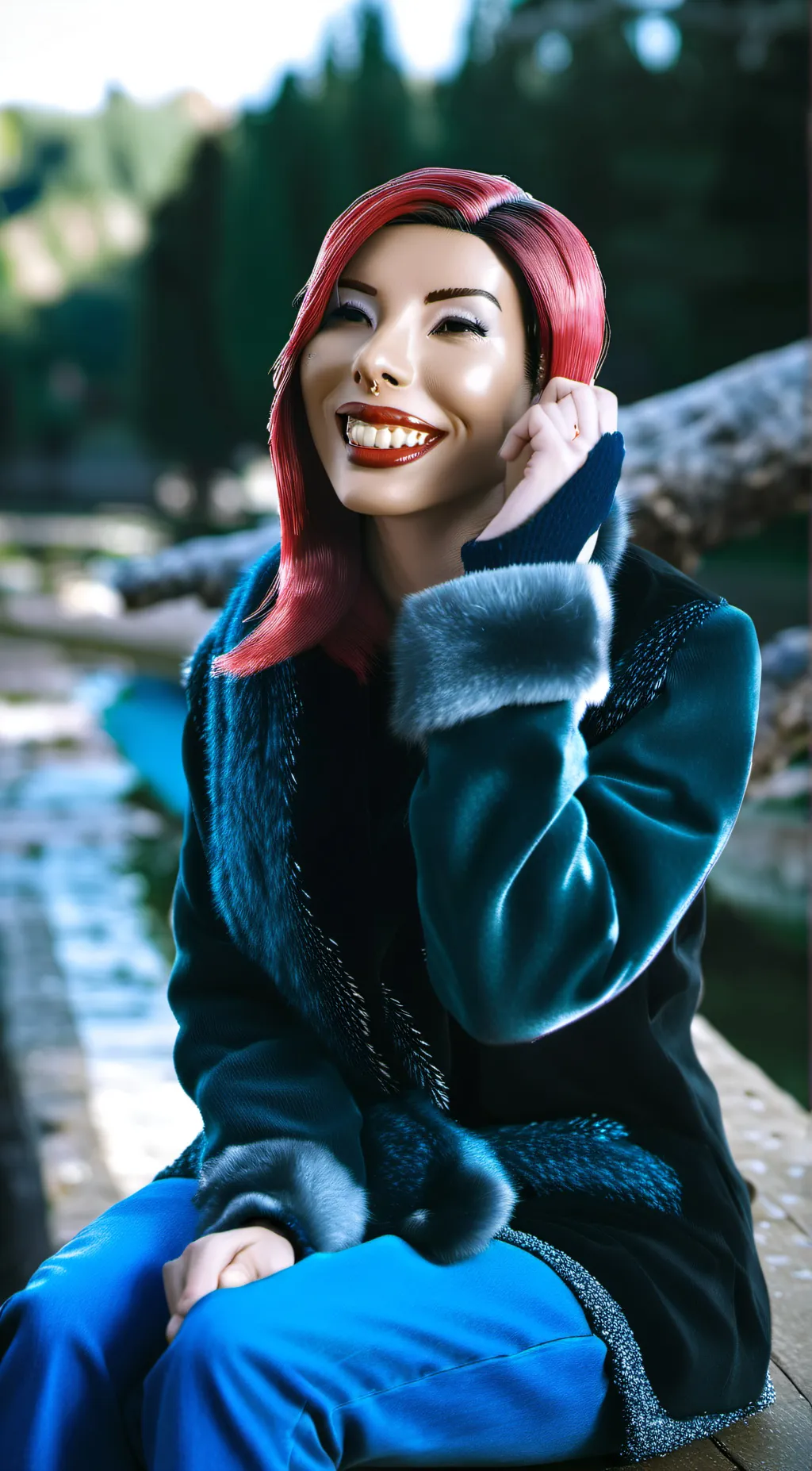 ai character: Sally  background