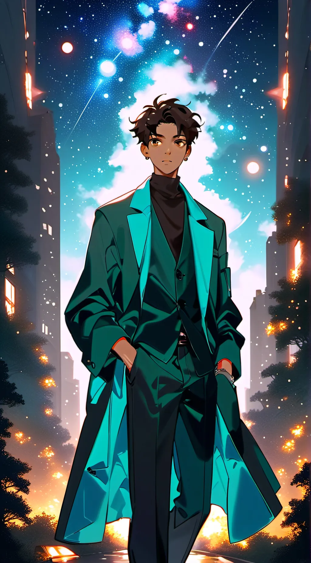 ai character: mark background