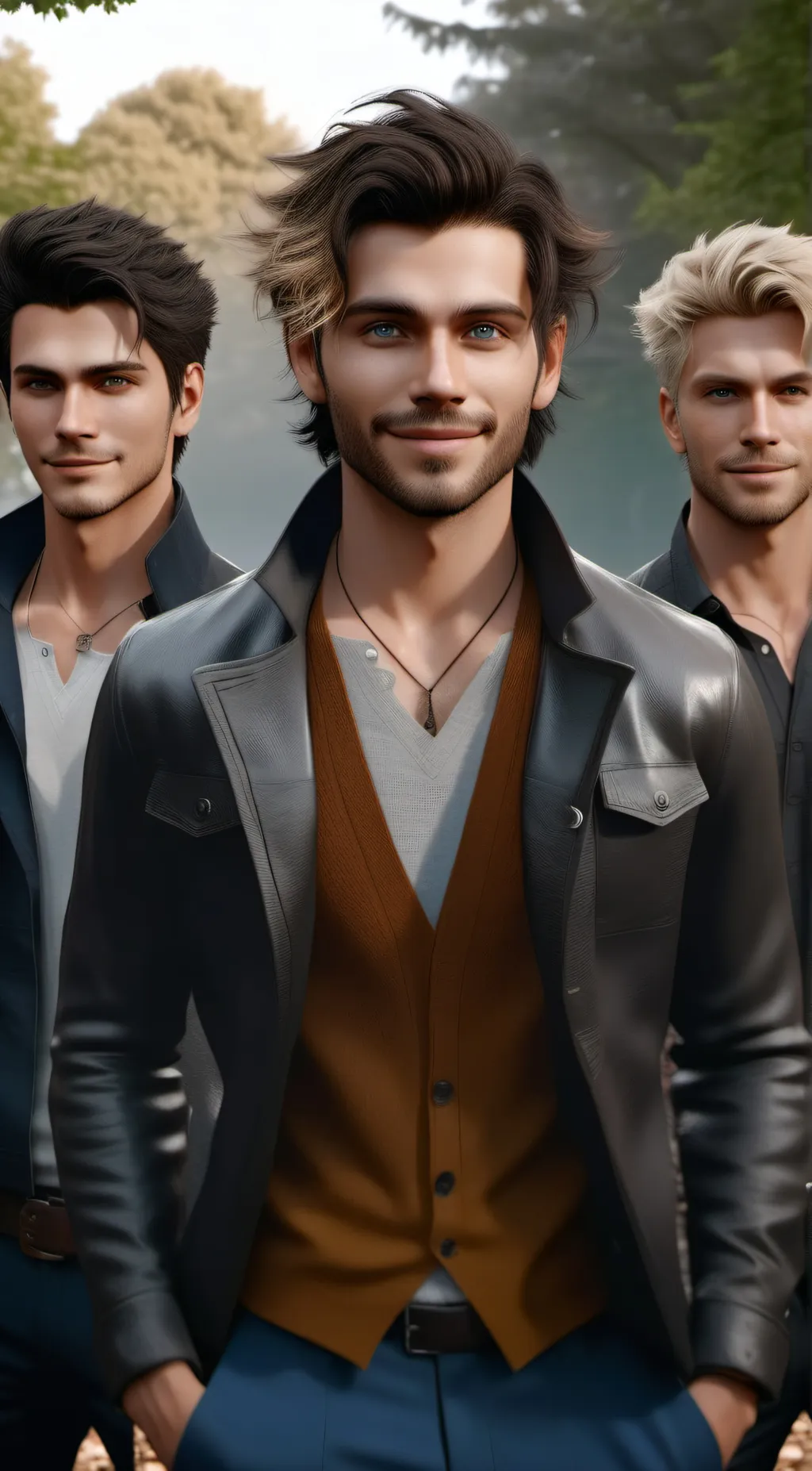 ai character: Full house skit background