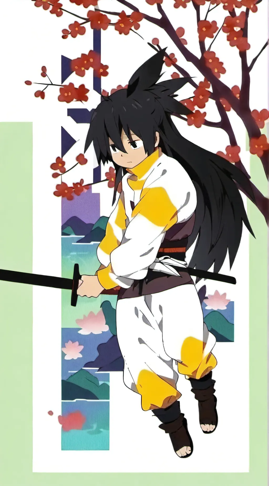 ai character: Hashira meeting! background