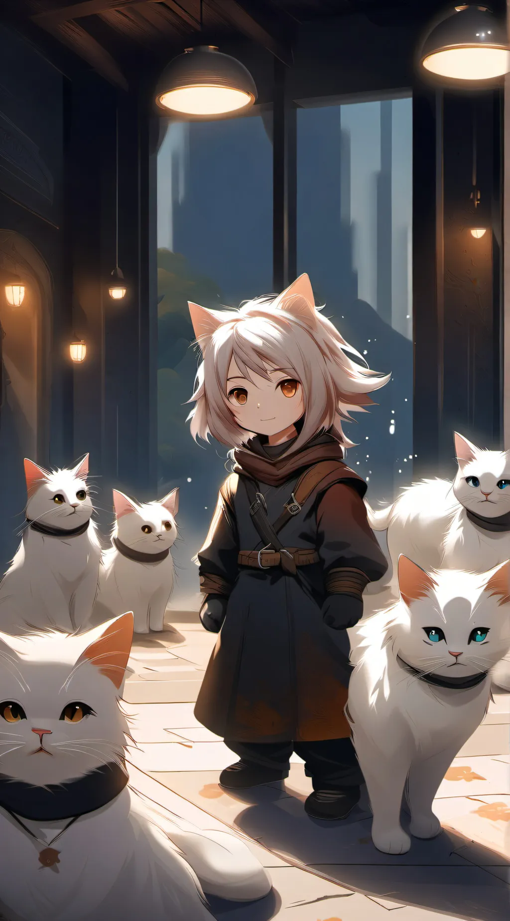 ai character: mini background