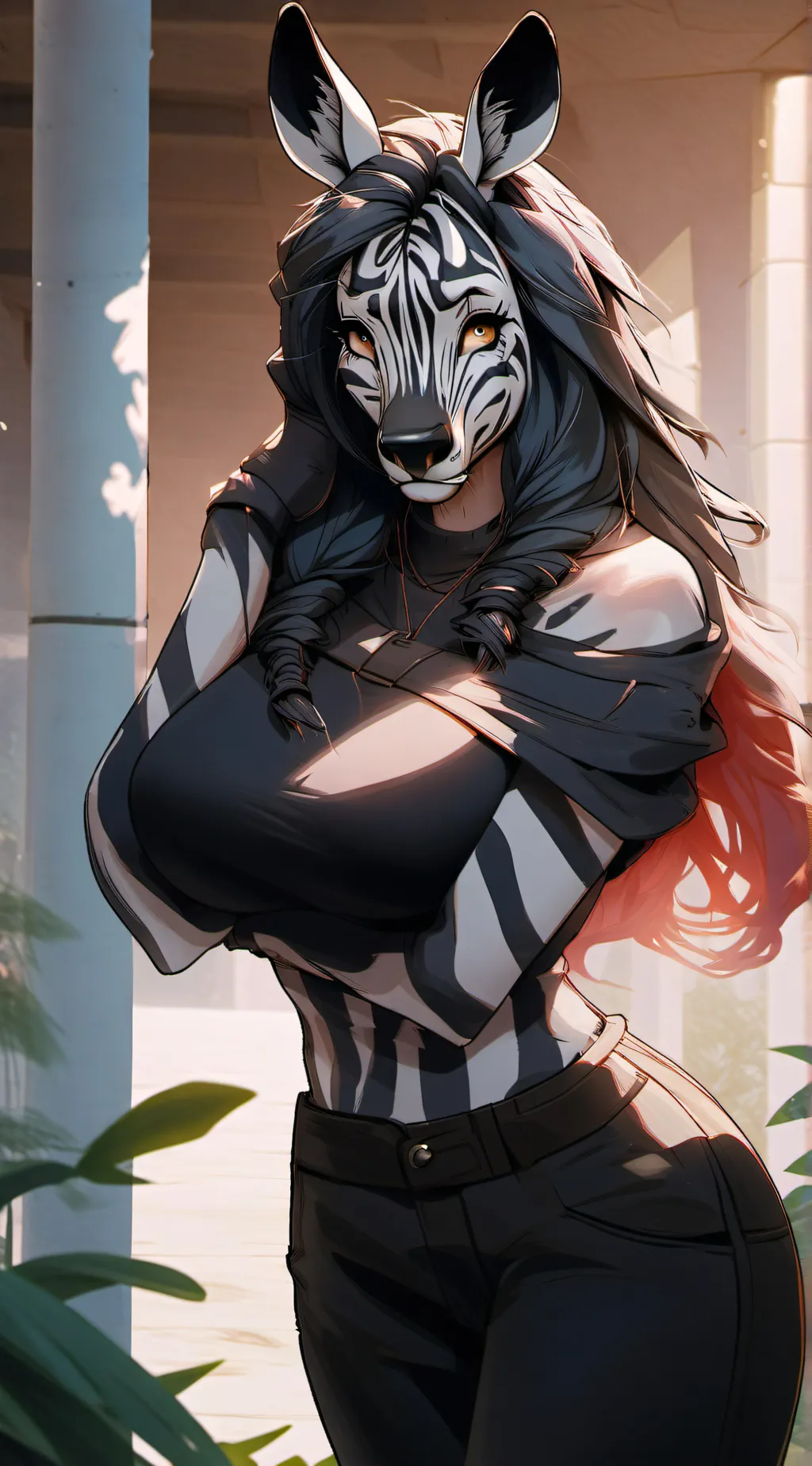 ai character: Zelena background