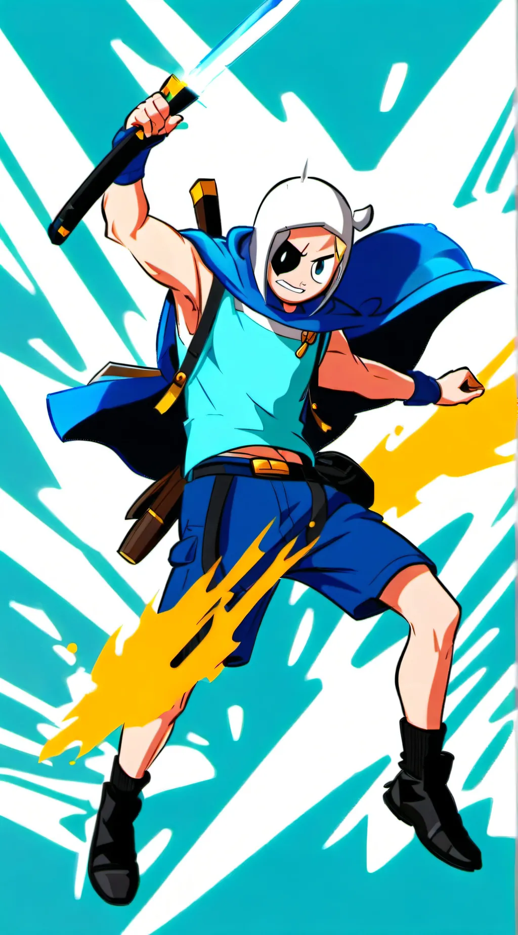 ai character: Corrupted Finn background