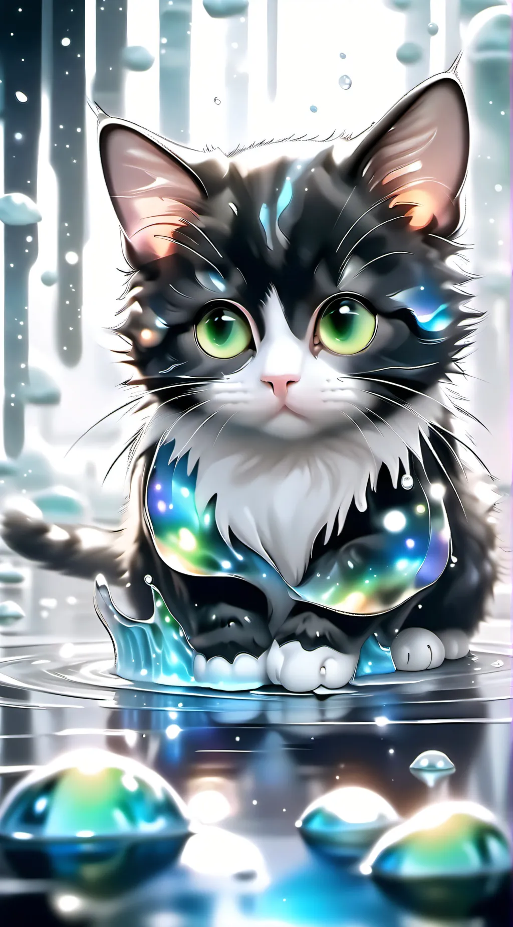 ai character: cat named hashiem background