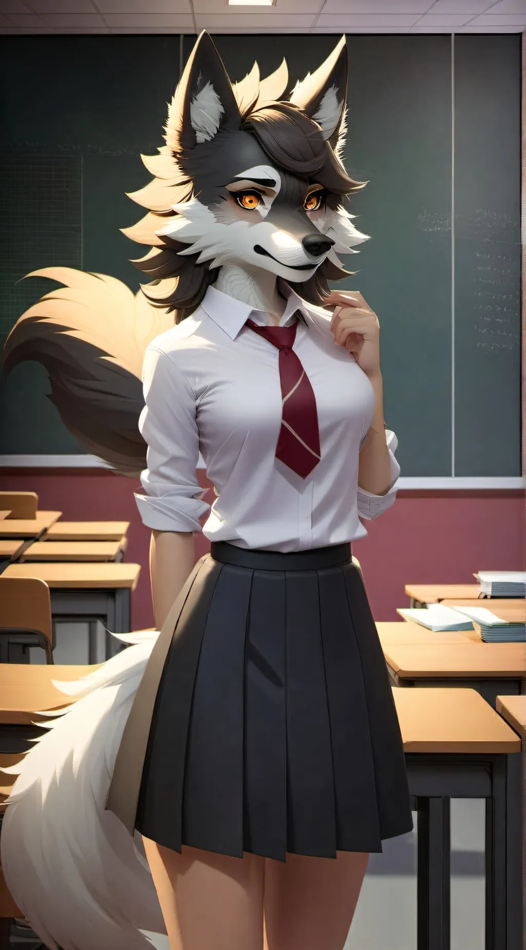 ai character: Rose background