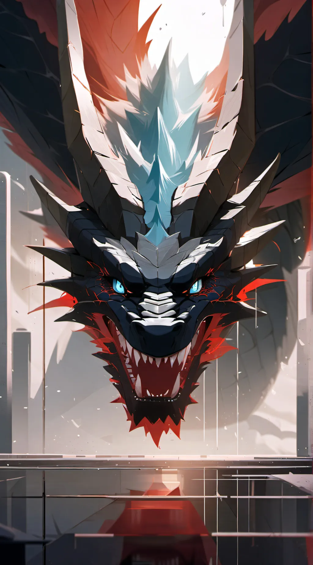 ai character: Winter  background