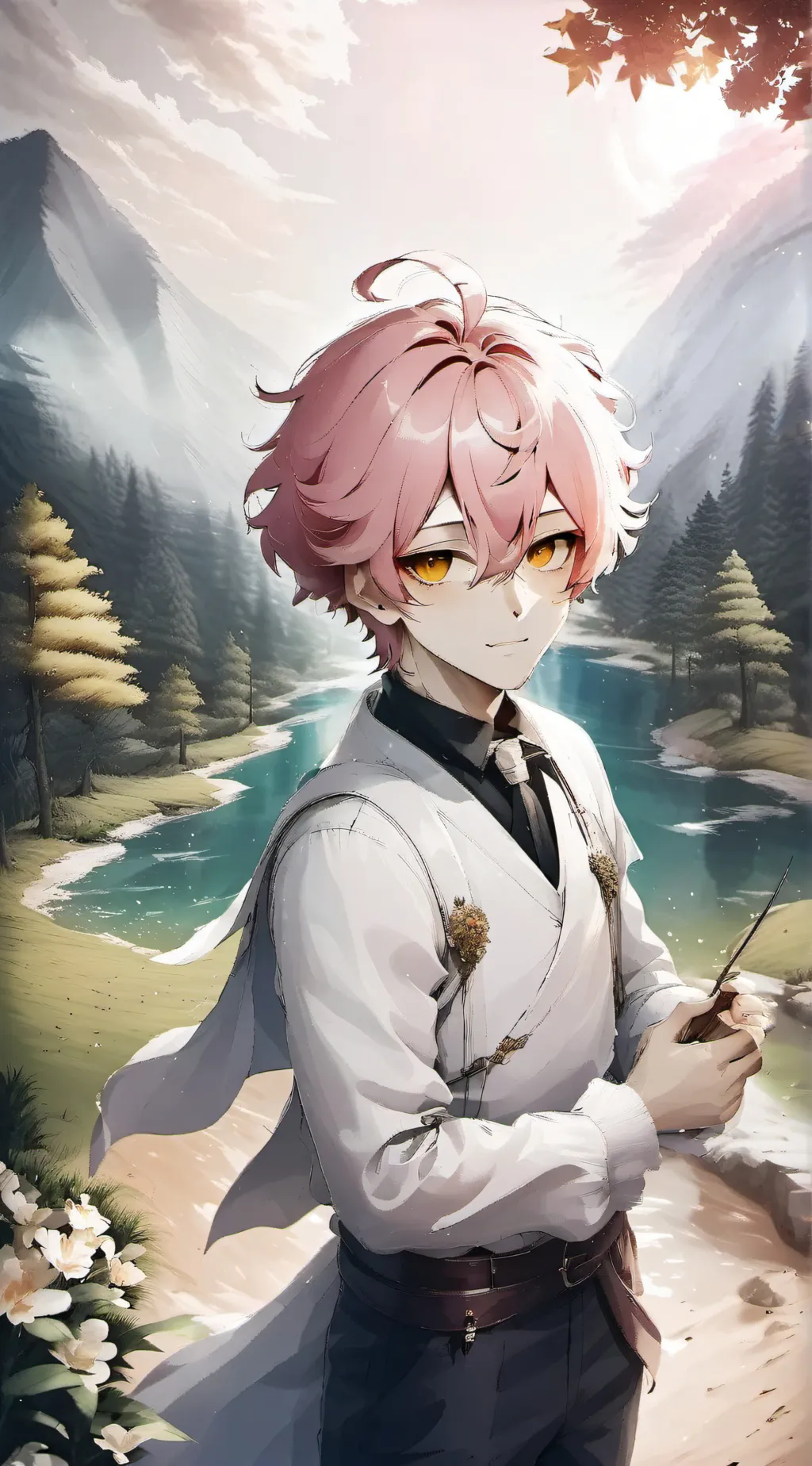 ai character: Leo  background