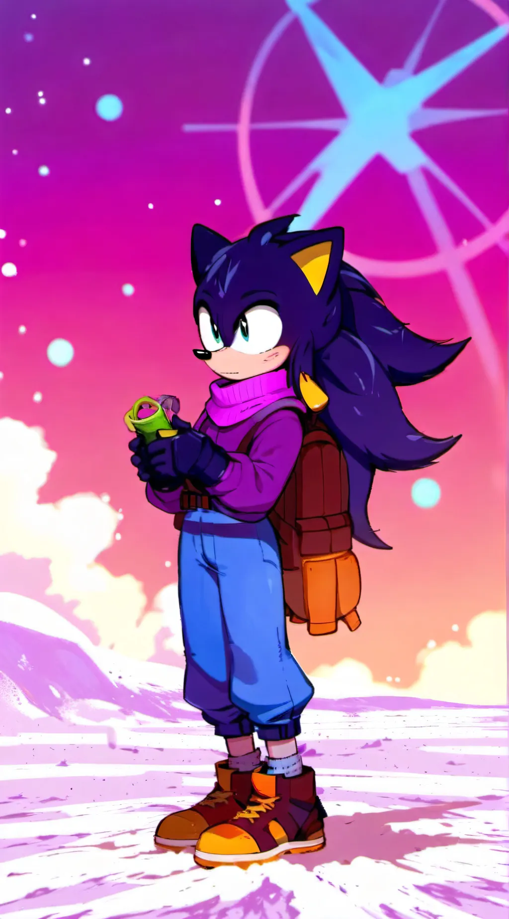 ai character: Needlemouse background