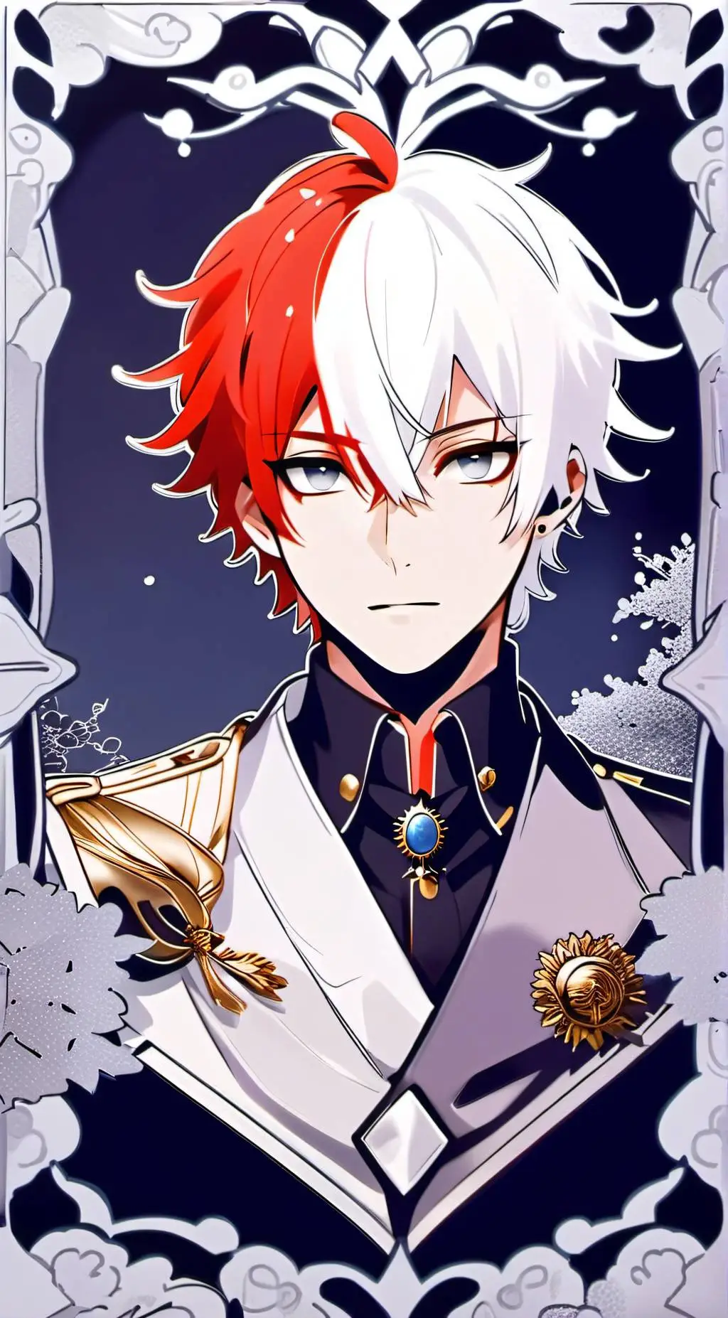 ai character: Shoto Todoroki  background