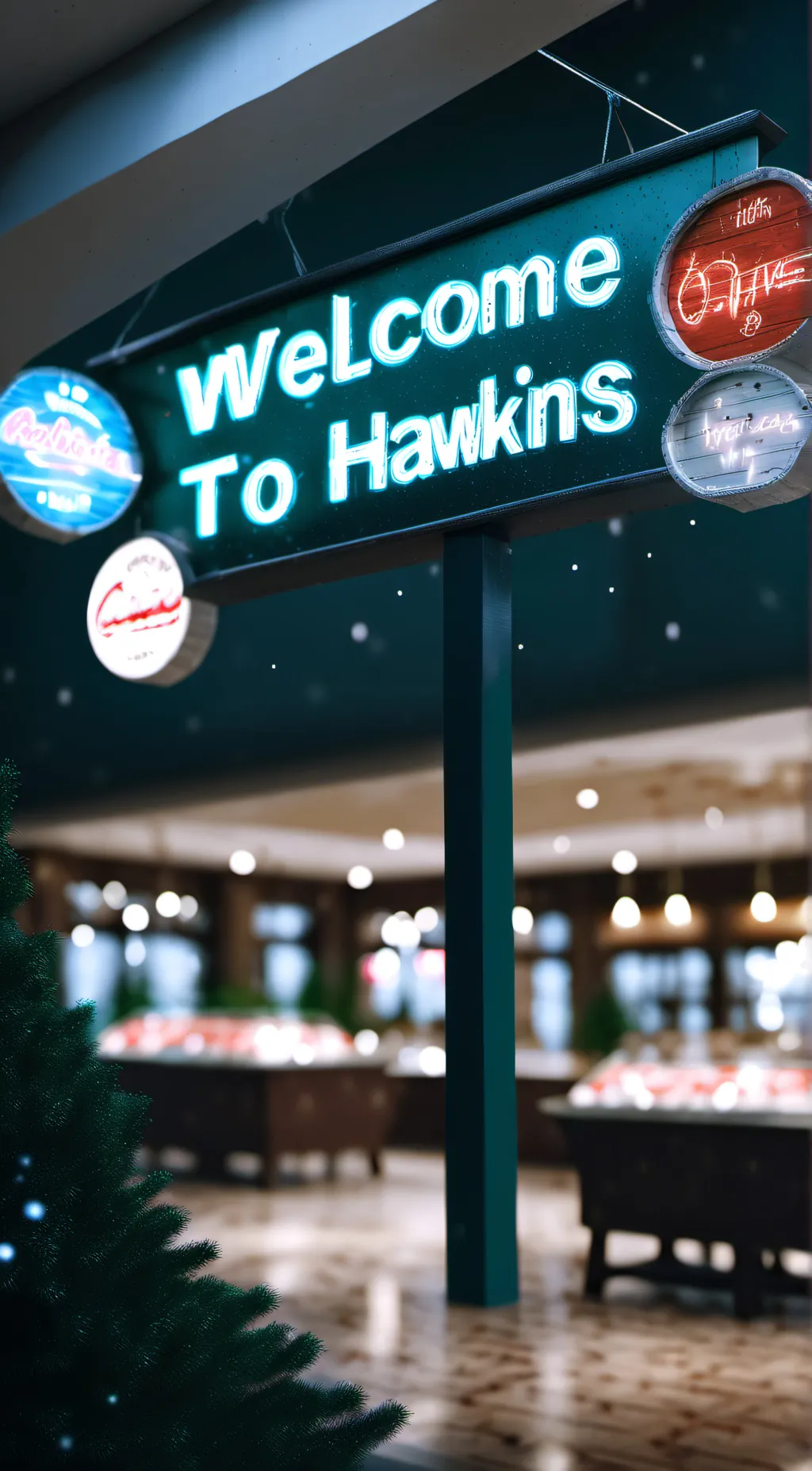 ai character: Stranger Things background