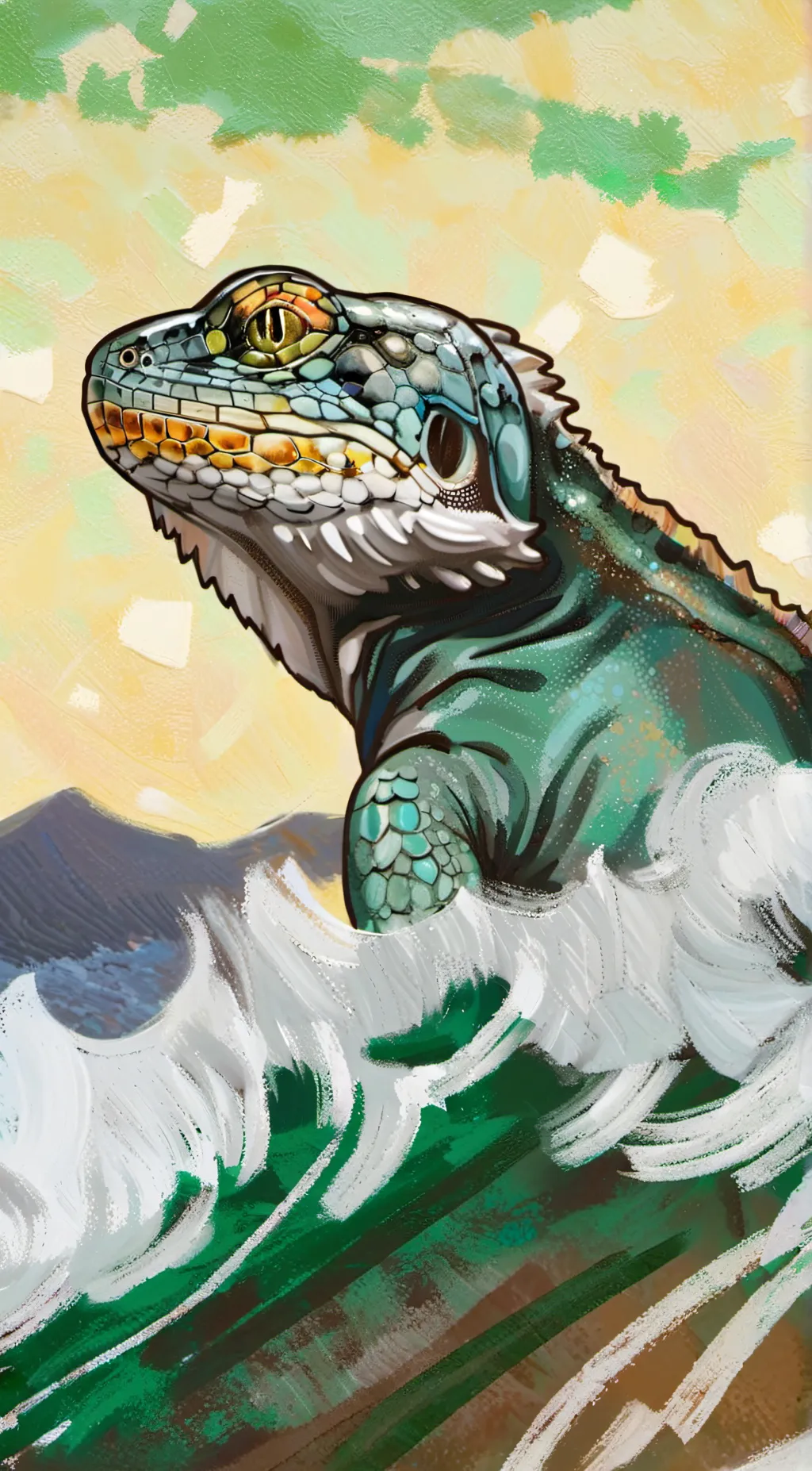 ai character: WaveBreaker background