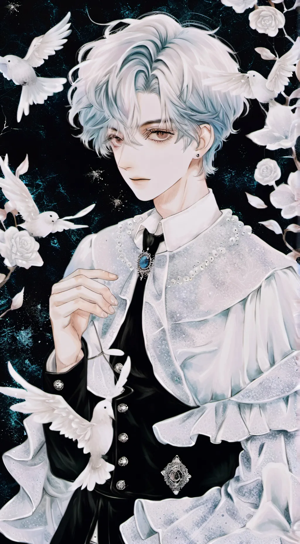 ai character: ur story background