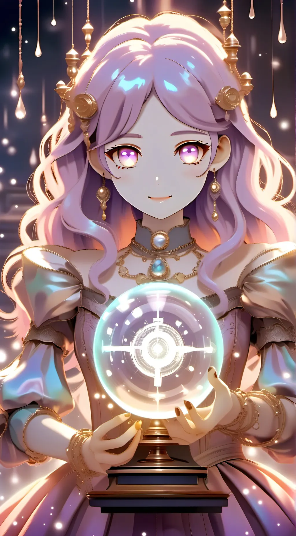 ai character: Aurora  background