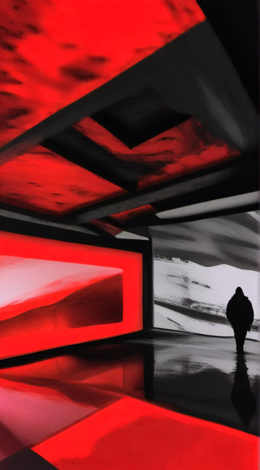 ai character: Horror test background